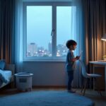 Cameretta tech sicura: privacy, cavi, router e arredi