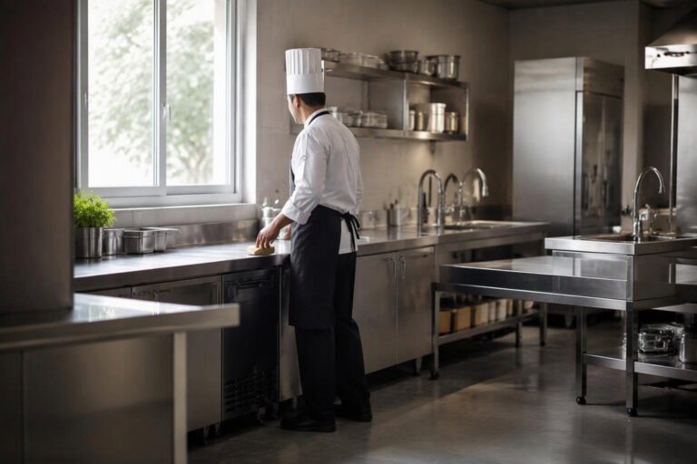 Cucina igienica: flussi, superfici, luce e aria