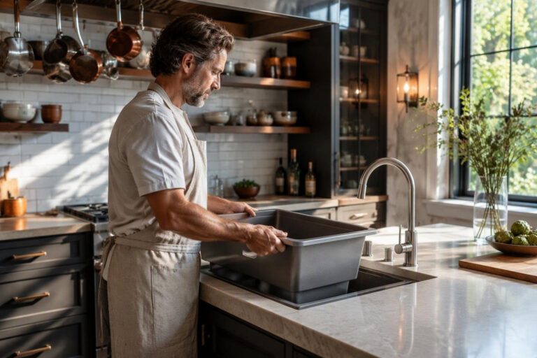 Dal inox alla fragranite: come scegliere il lavello
