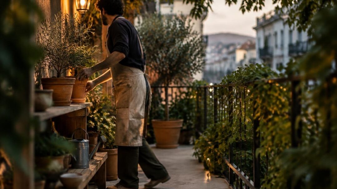 Giardino sul balcone: guida a esposizione e drenaggio