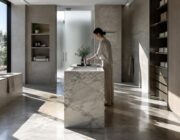 Lavabo al centro: progettare flussi, impianti e spazi