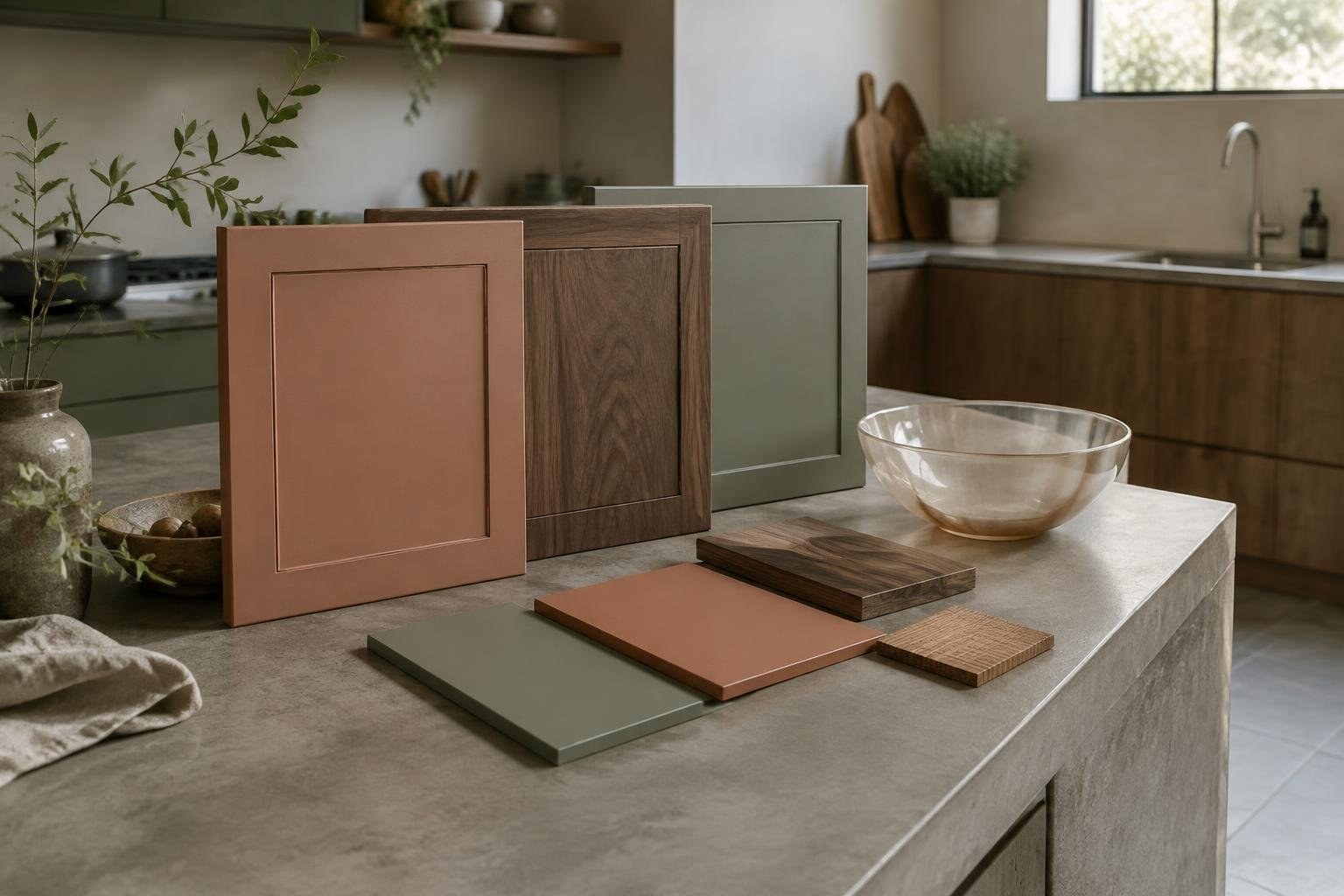 Novità frontali cucina 2027: palette terrose e finiture legno