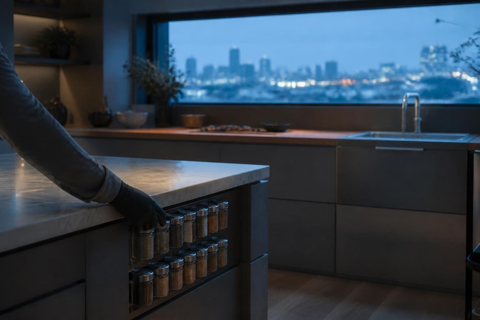 Organizzare una cucina compatta con intelligenza