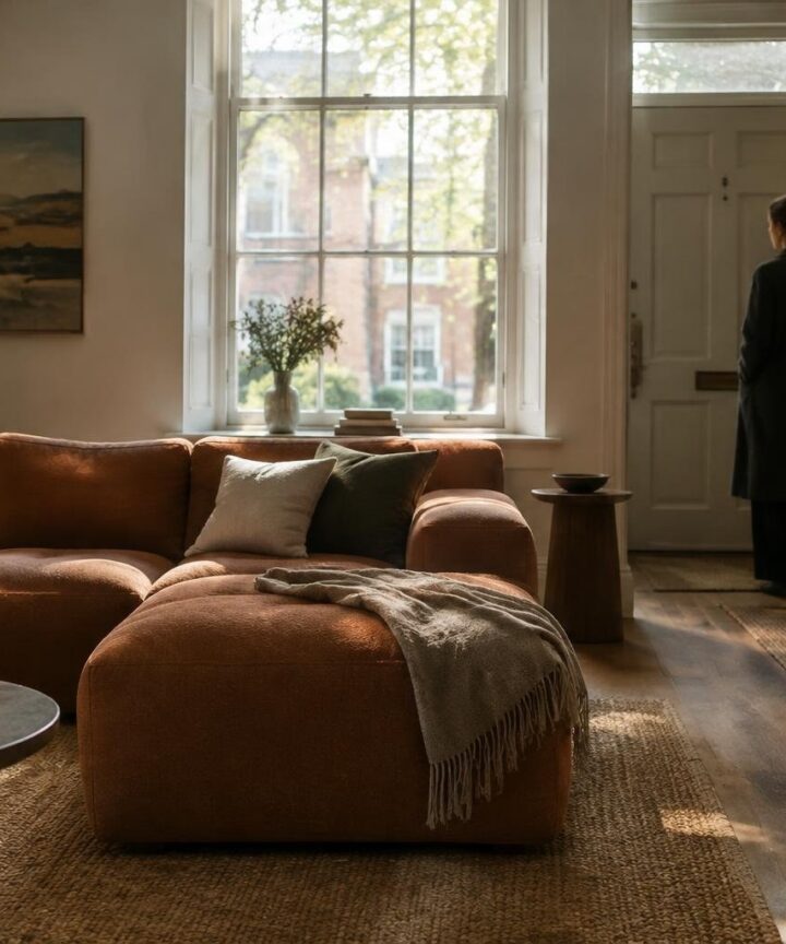 Rinnova il tuo living a settembre con colori caldi e divani modulari