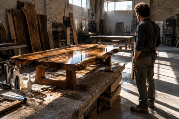 Tavoli in resina e legno: tecniche, errori e riparazioni rapide