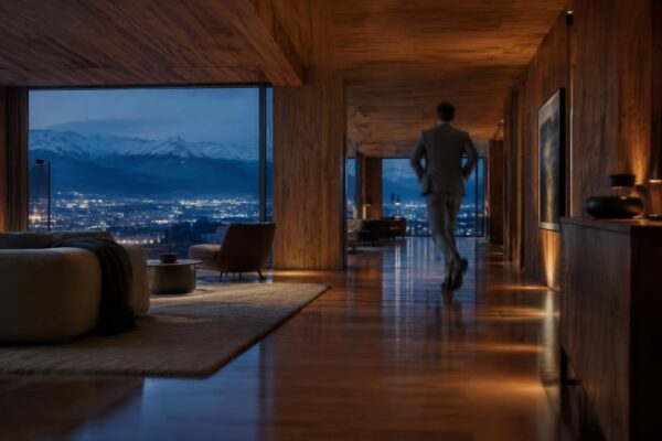Tendenze arredamento montagna: minimalismo caldo e colori vivi