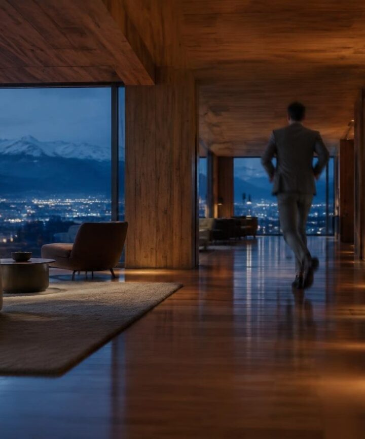 Tendenze arredamento montagna: minimalismo caldo e colori vivi