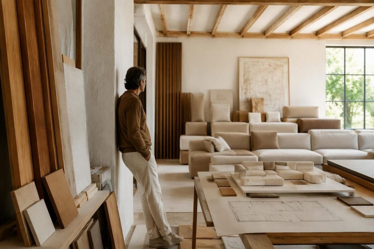 Tendenze casa 2026: bianco caldo, legno a vista e divani modulari
