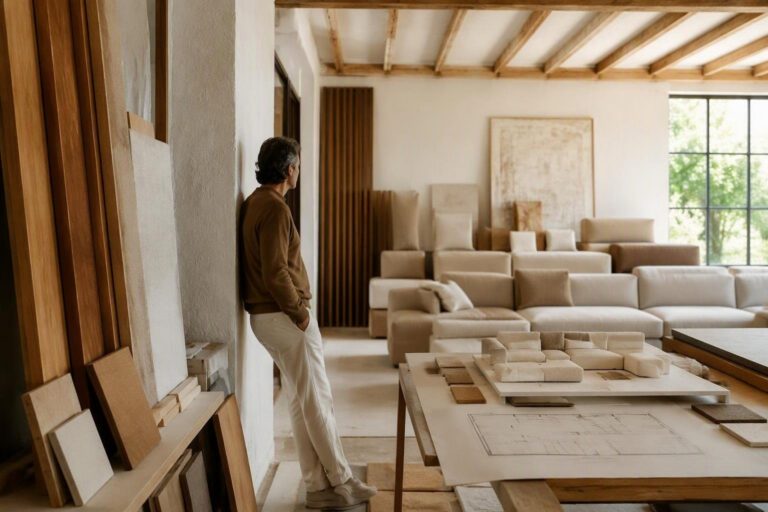Tendenze casa 2026: bianco caldo, legno a vista e divani modulari