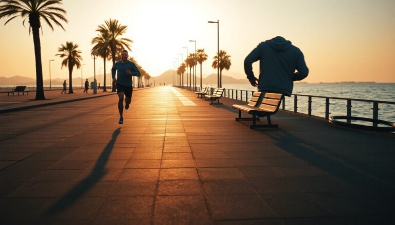 Interval training per principianti sul lungomare di Catanzaro Lido