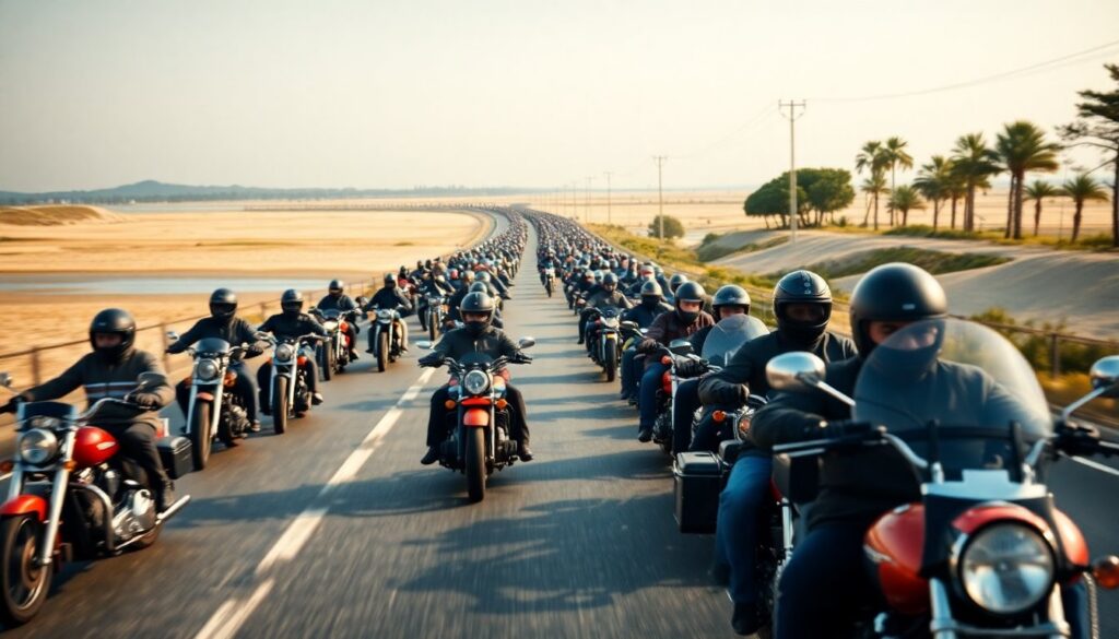 Trecento bikers da Catanzaro a Soverato per ricordare le vittime della SS106