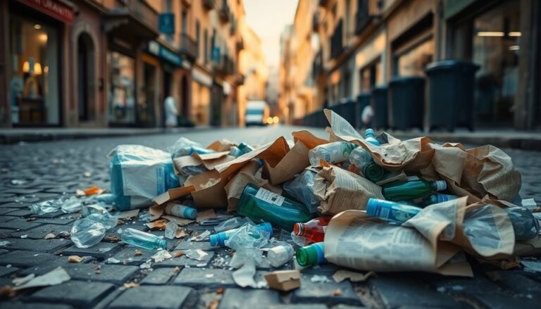 Via Isaac Newton a Lamezia Terme: la situazione critica dei rifiuti