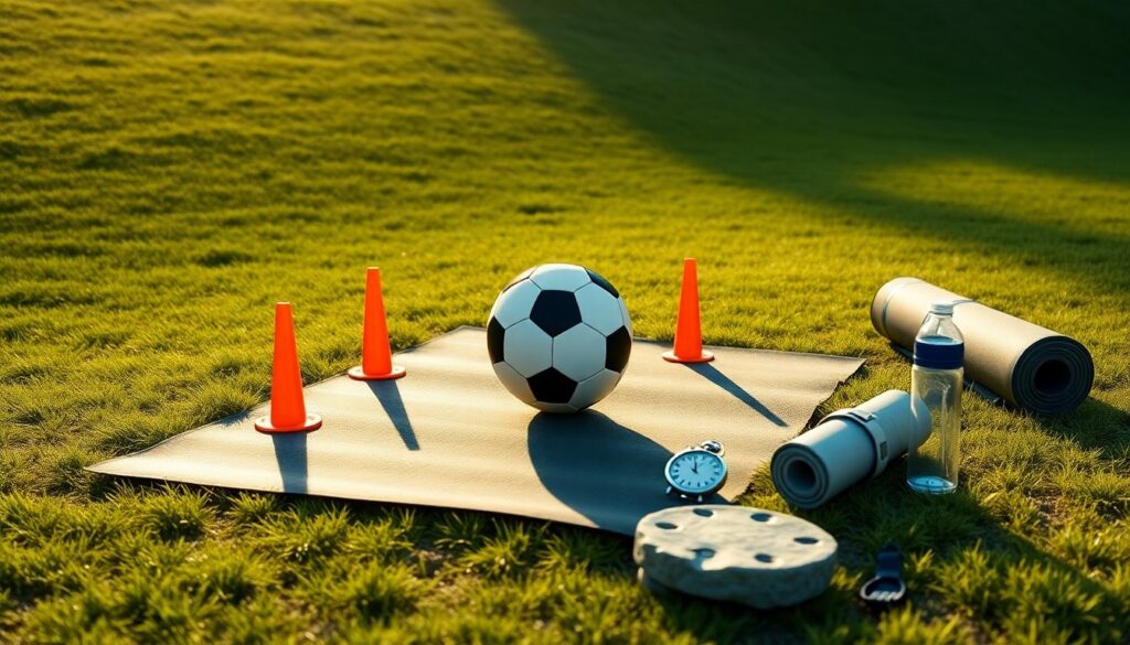 Programma funzionale per calciatori dilettanti: microciclo con palla e corpo libero