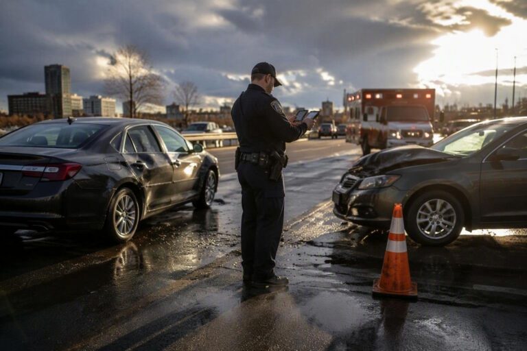 Documentare un incidente stradale: guida passo passo