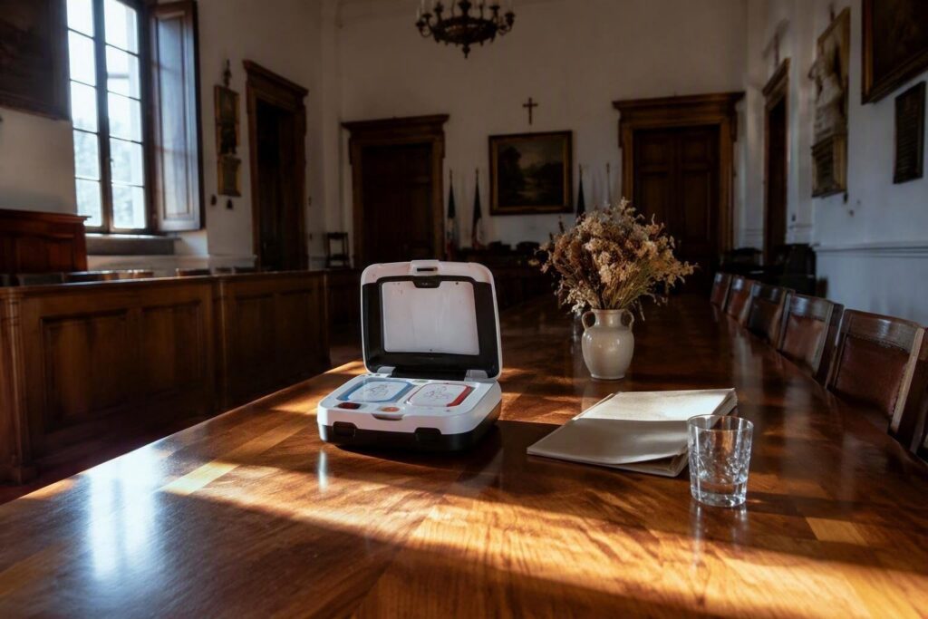 Domenica 9 agosto 2026: il Rotary Club Catanzaro Cassiodoro consegna un defibrillatore a Taverna