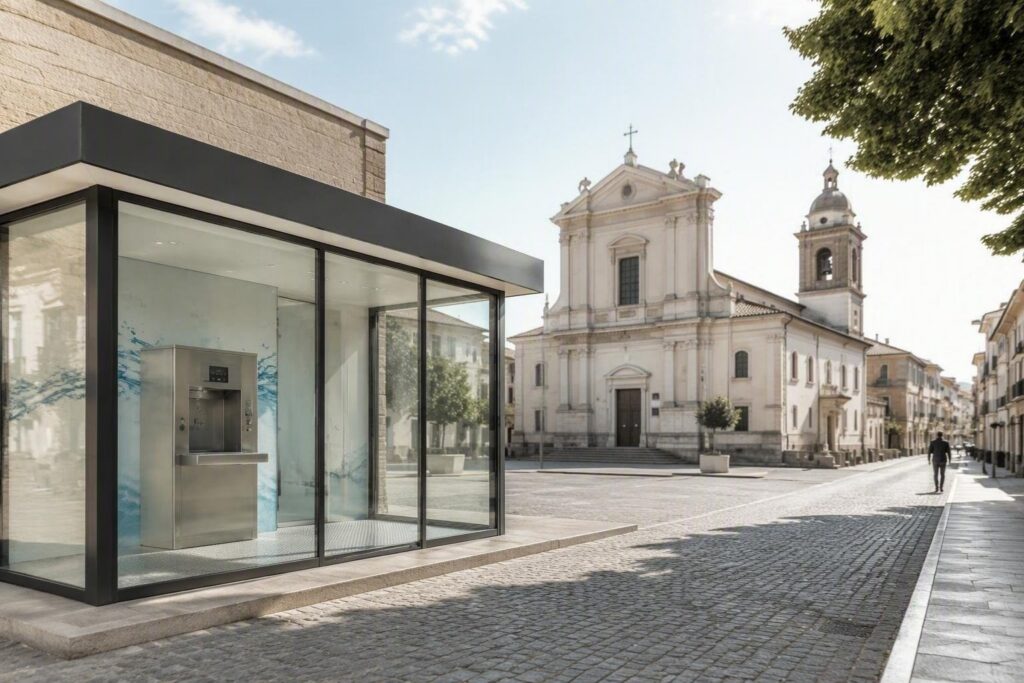 Inaugurata la Casa dell’Acqua a Catanzaro Marina: acqua potabile a 5 centesimi al litro