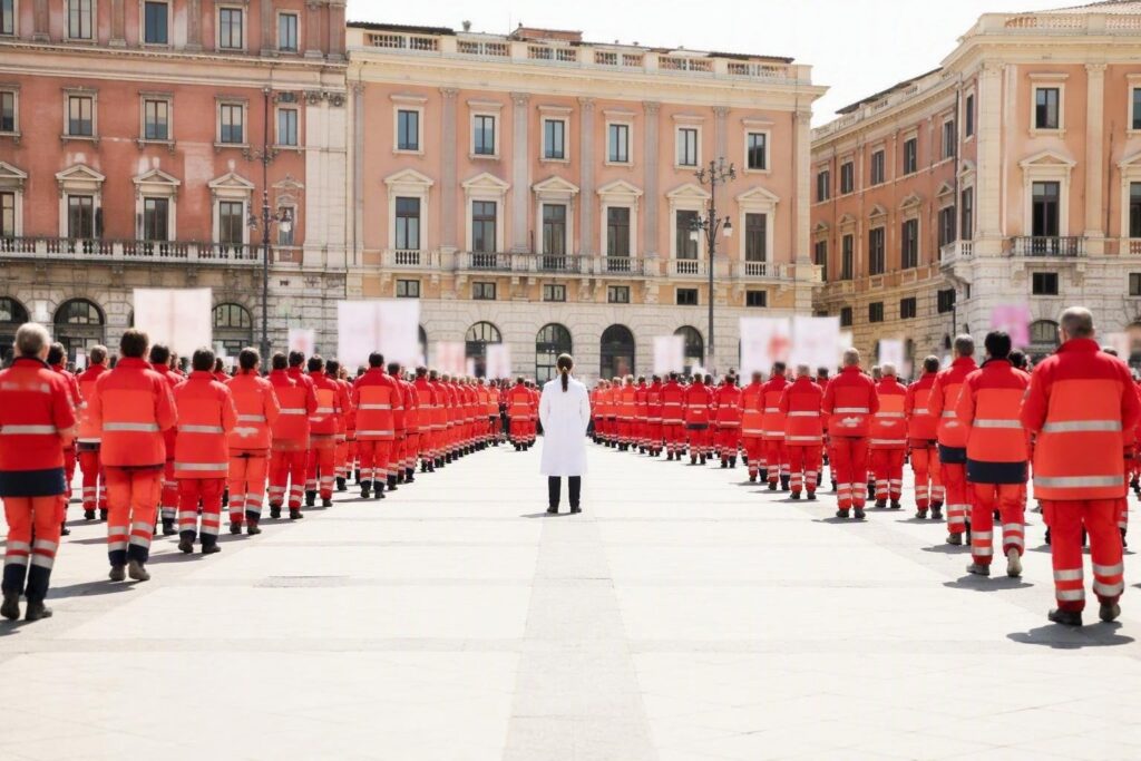 Protesta a Catanzaro: operatori del 118 denunciano carenze e disservizi