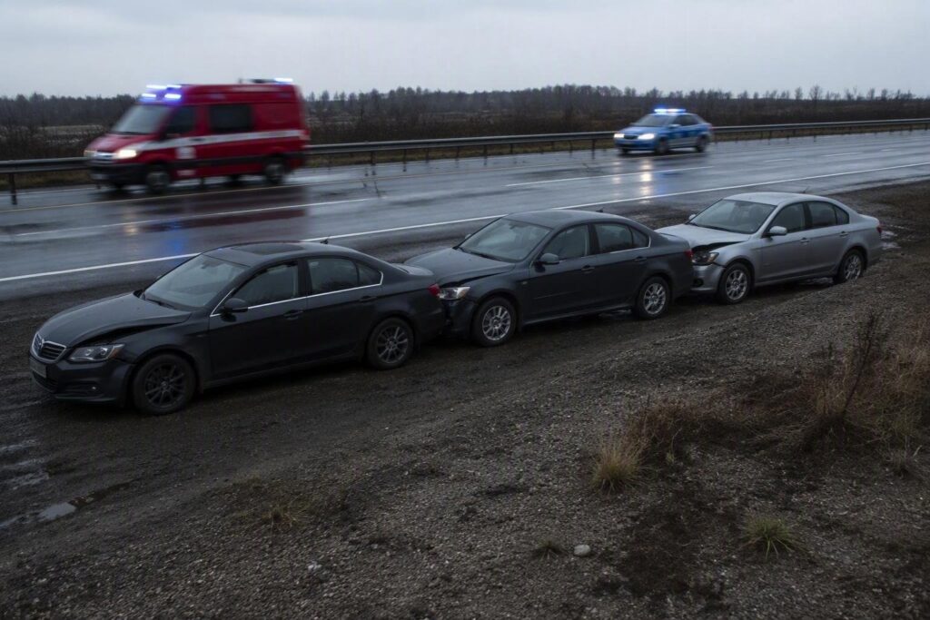 Statale 106 Jonica chiusa a Simeri Crichi per incidente tra tre veicoli
