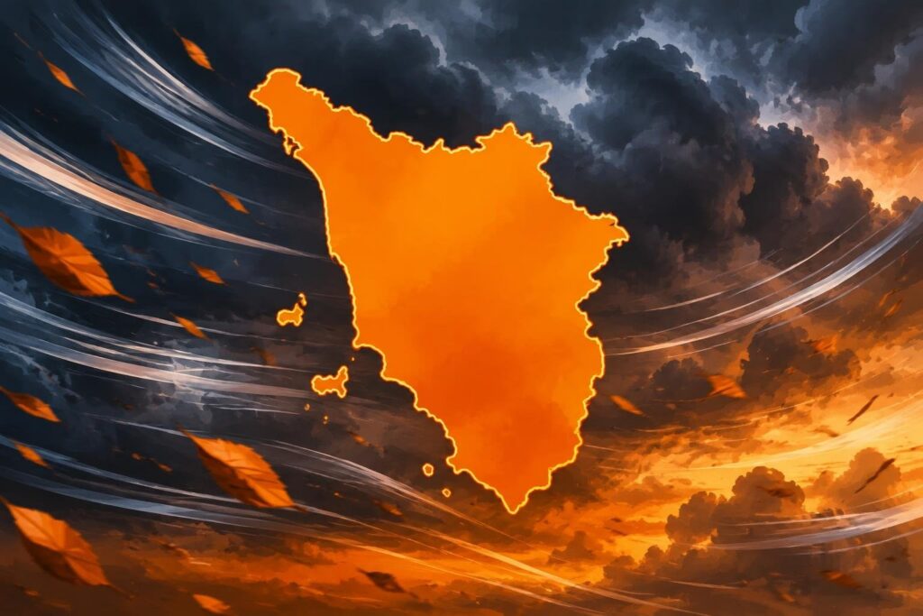 Allerta arancione per vento su Catanzaro il 14 ottobre
