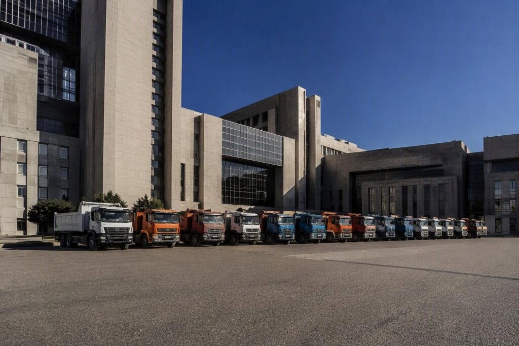 Autotrasportatori a Catanzaro: tir in piazza contro l’aumento del gasolio