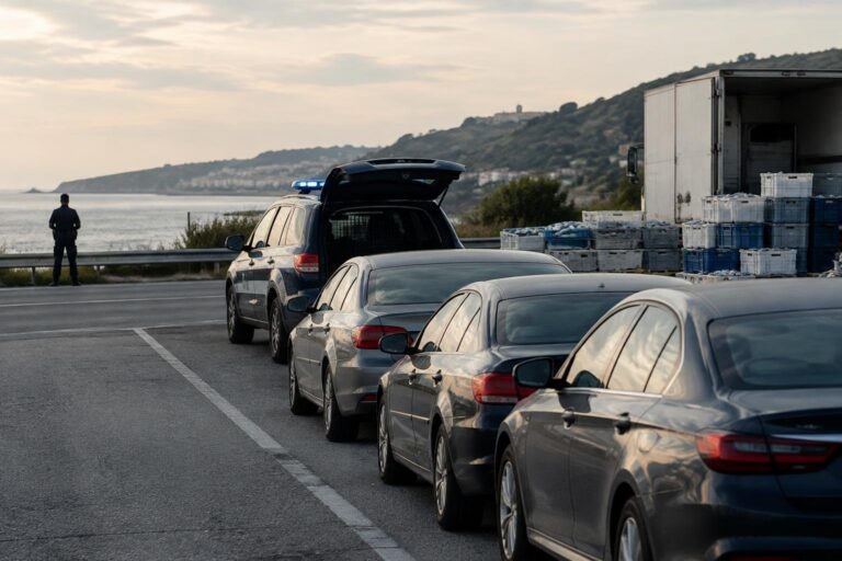 Operazione interforze a Crotone: multe, sequestro di pesce e controlli stradali