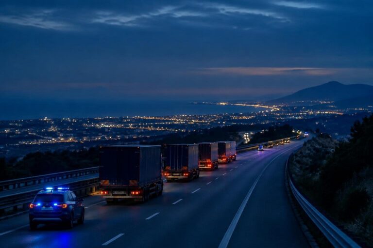 Prefettura di Catanzaro offre scorte di scorta per tir in crisi