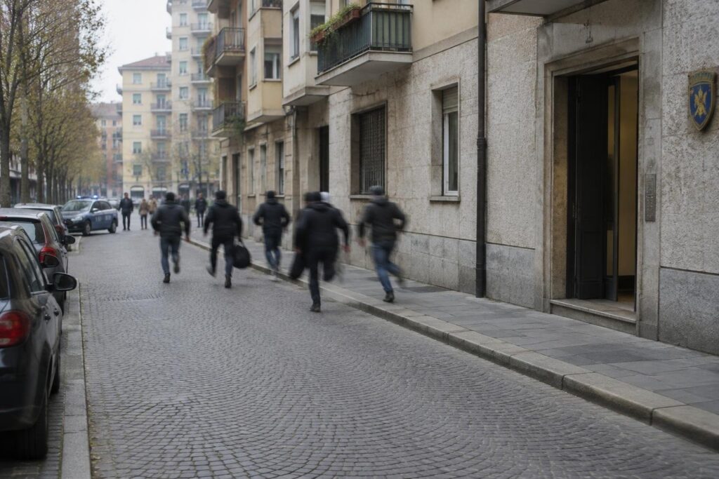 Rapina a mano armata contro Fabrizio Corona a via Gozzi, Milano
