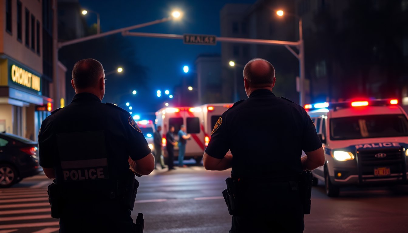 Critical: downtown shooting prompts large police response