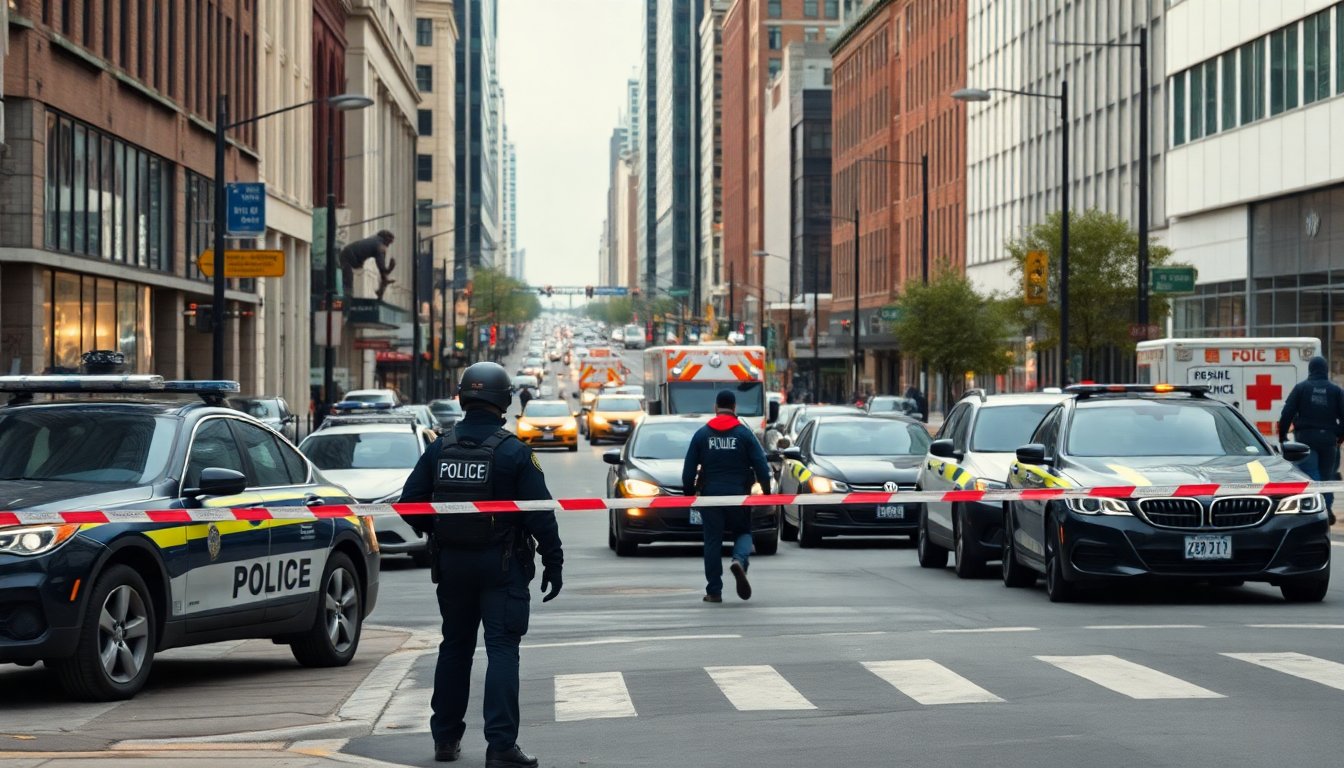 Police launch large-scale operation after downtown shooting