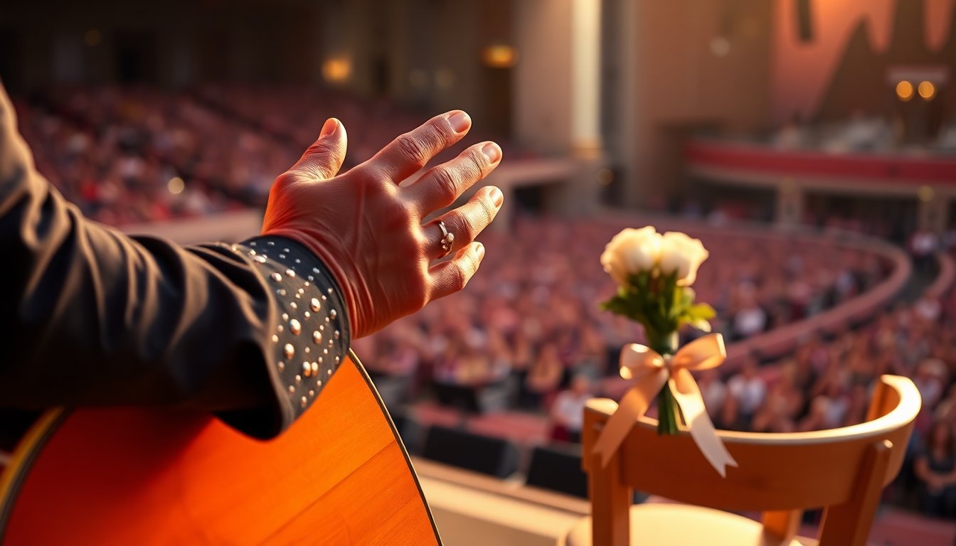 Dolly Parton gives health update and honors Carl Dean at Dollywood