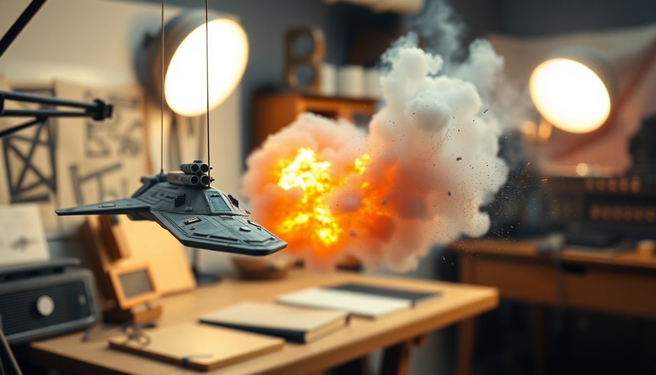 How Star Wars enabled Battlestar Galactica and the golden age of miniature explosions
