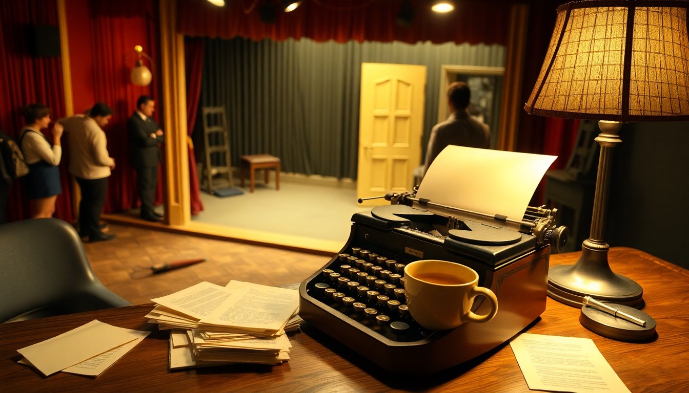 Tarantino writes an old-fashioned British farce aimed at the West End
