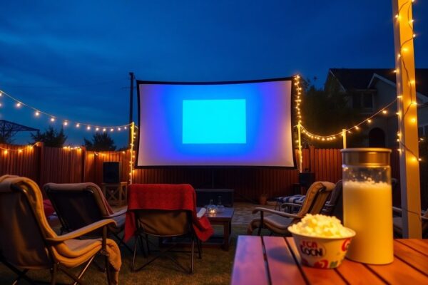 Creating a seamless backyard cinema experience