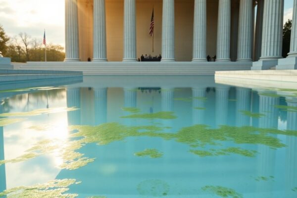 Reflecting Pool Issues: Trump Blames Vandalism After $14M Makeover