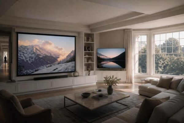 Big screen tech for home entertainment: projectors vs tvs