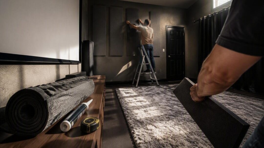 Soundproofing your home theater without breaking the bank
