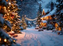 Locandina del film Natale di sangue con elementi horror