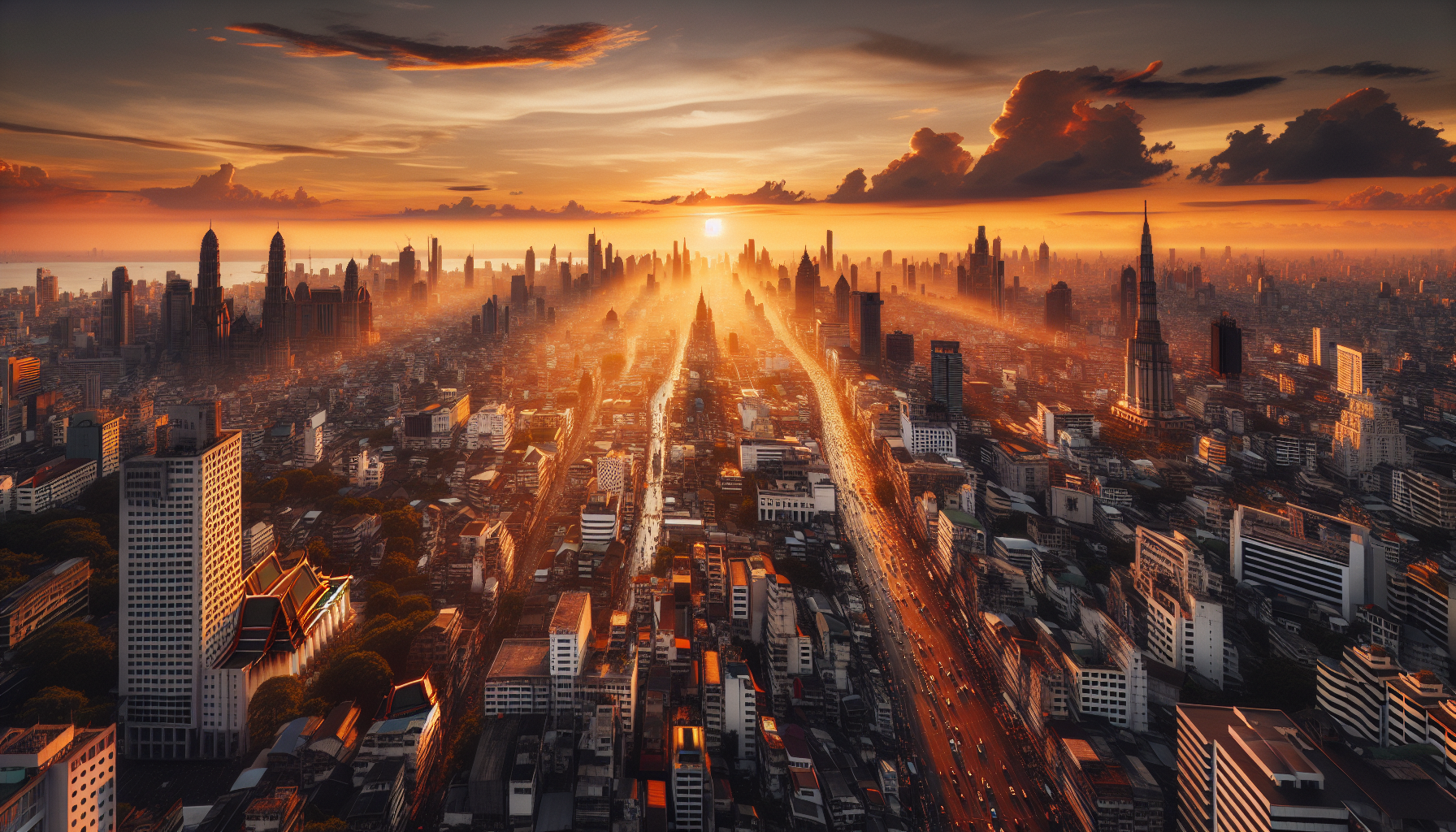 Stunning landscapes of popular travel destinations
