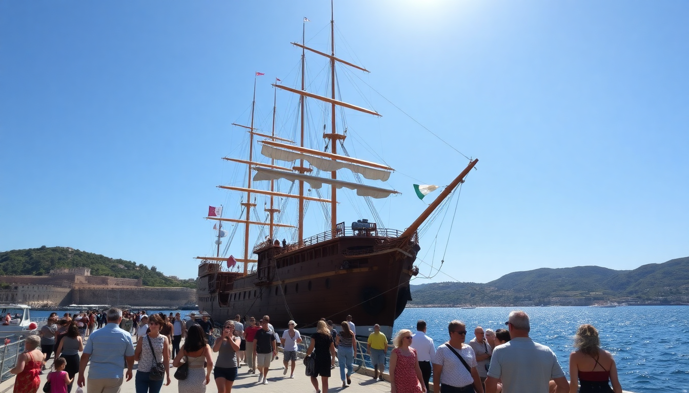 Amerigo Vespucci arrives in Gaeta: free visits on May 25th and 26th