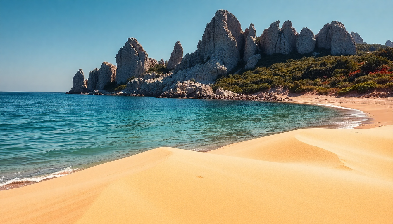Discovering the hidden beauty of Lu Litarroni beach