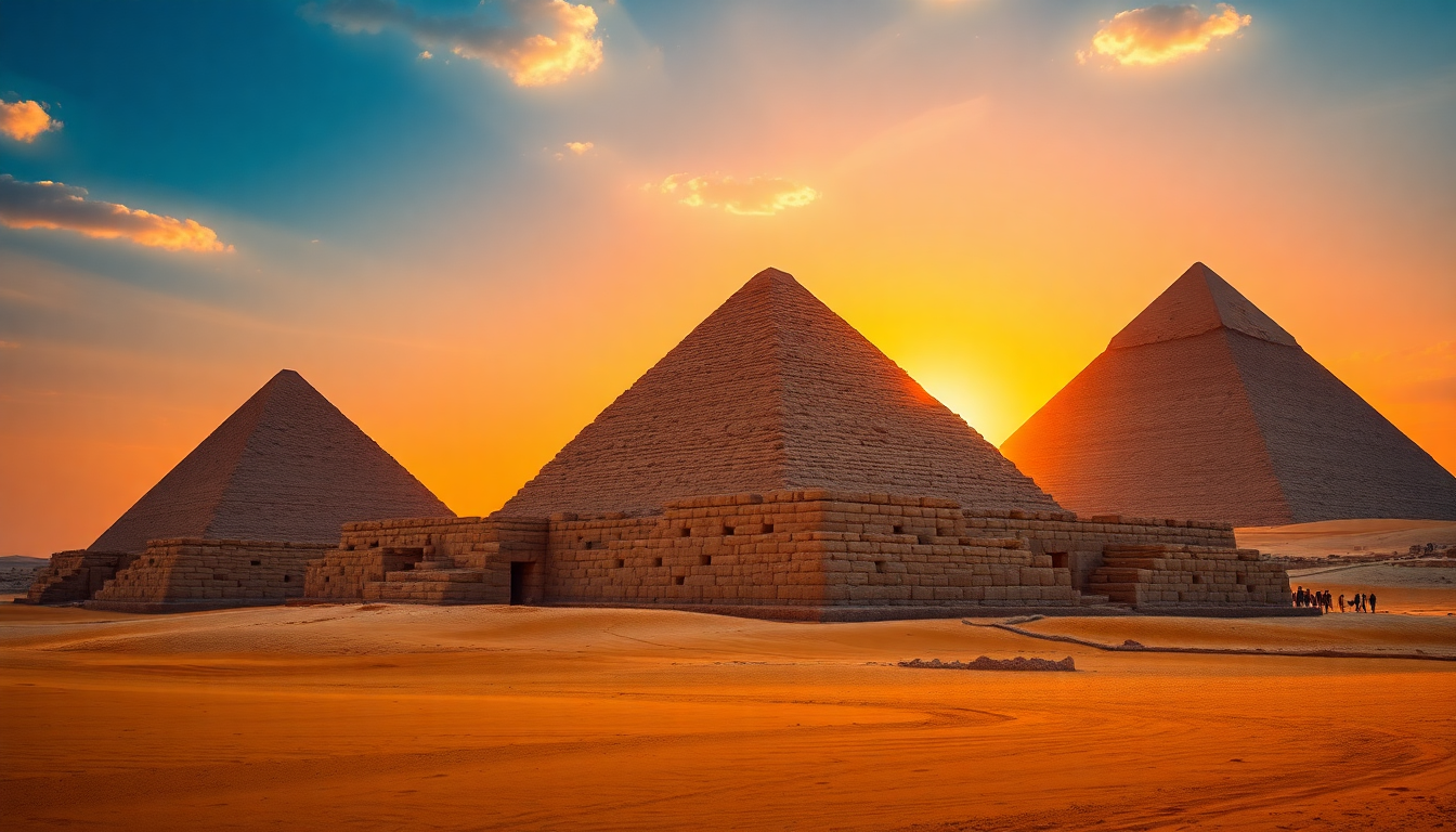 Exploring the timeless allure of the Giza pyramids