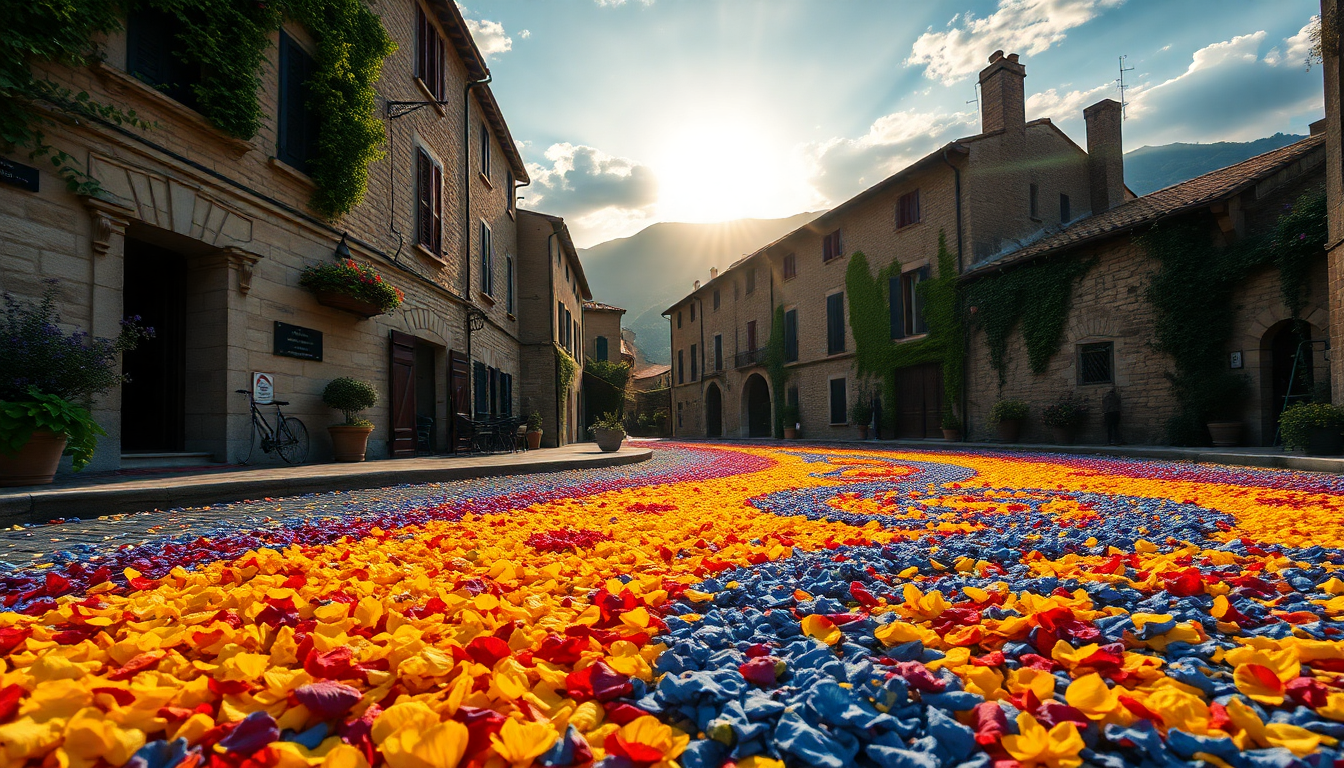 Discover Spello’s Infiorata 2025: a floral festival enriched with tradition and hope