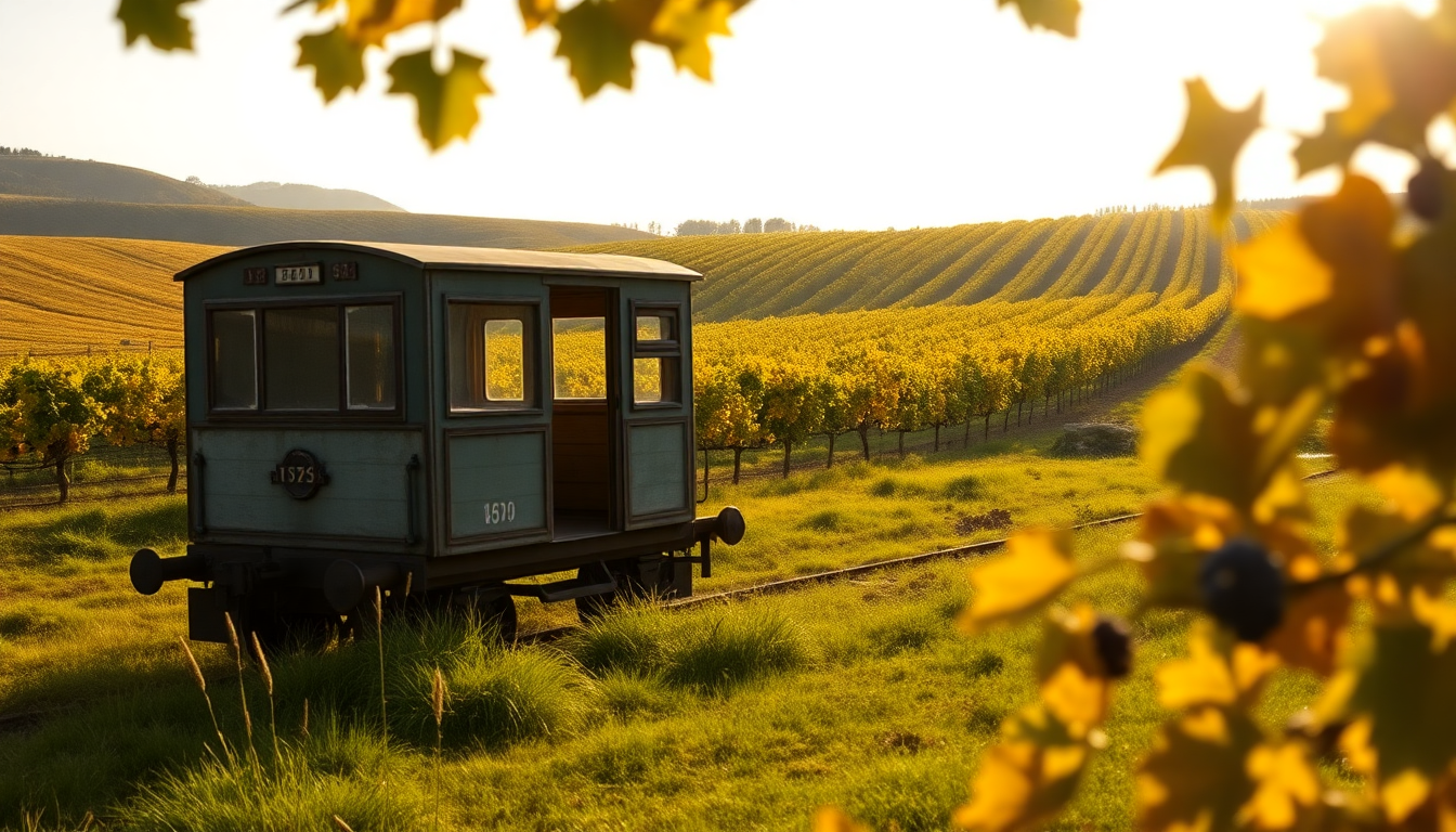 Experience the Unique Vintage Train Journey in Montegrosso with Scenic Vineyards