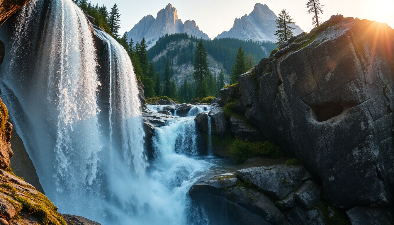 A journey to the stunning Barbiano waterfalls in the Dolomites