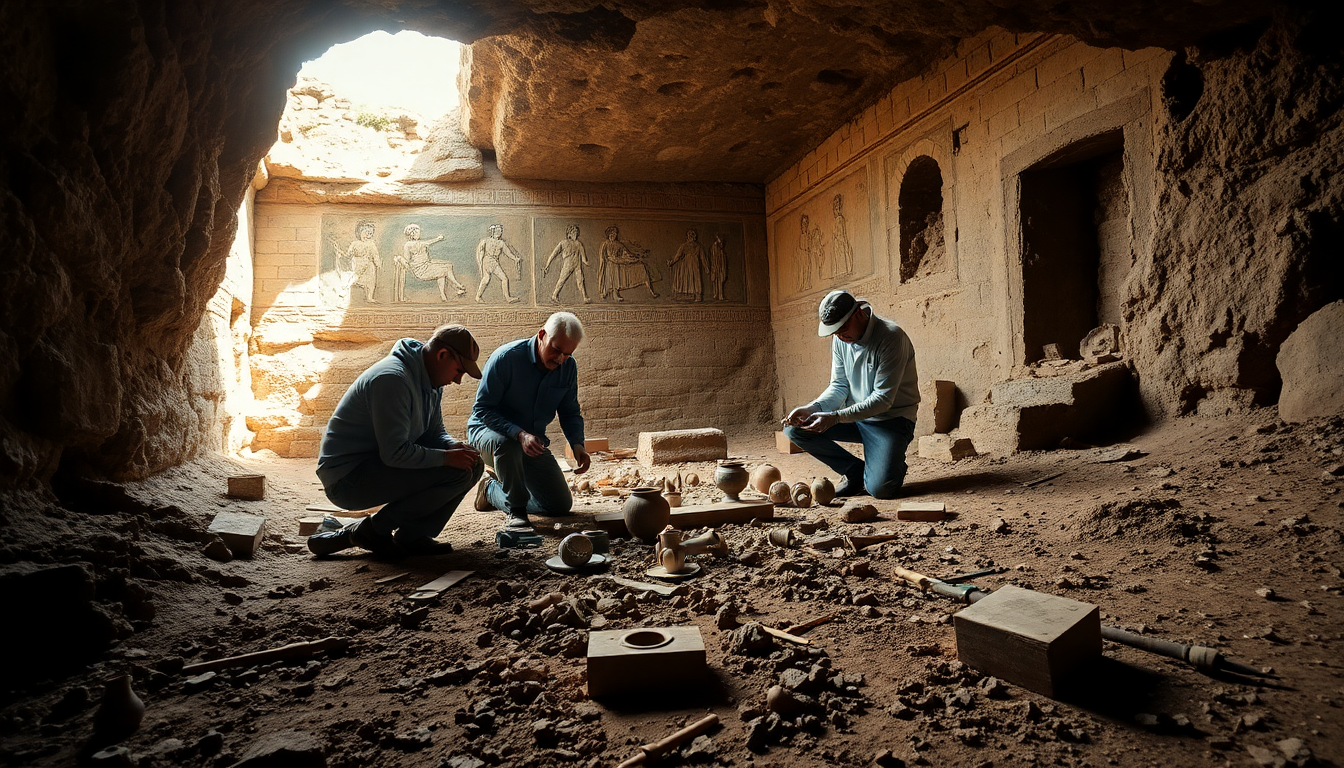 A remarkable discovery in the Etruscan Necropolis of Caiolo