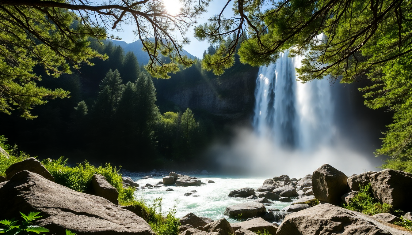 Experience the natural beauty of Savica Waterfall in Triglav National Park