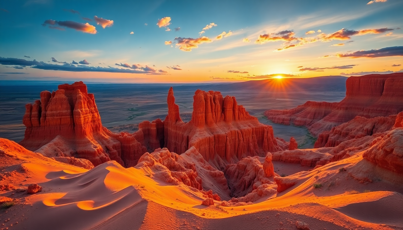 Exploring the enchanting Flaming Cliffs of Mongolia