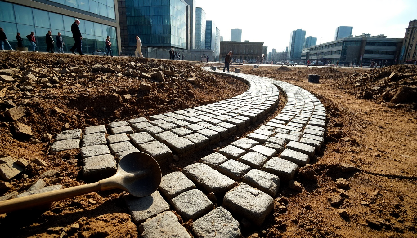 The remarkable discovery of an ancient Roman road beneath Manchester