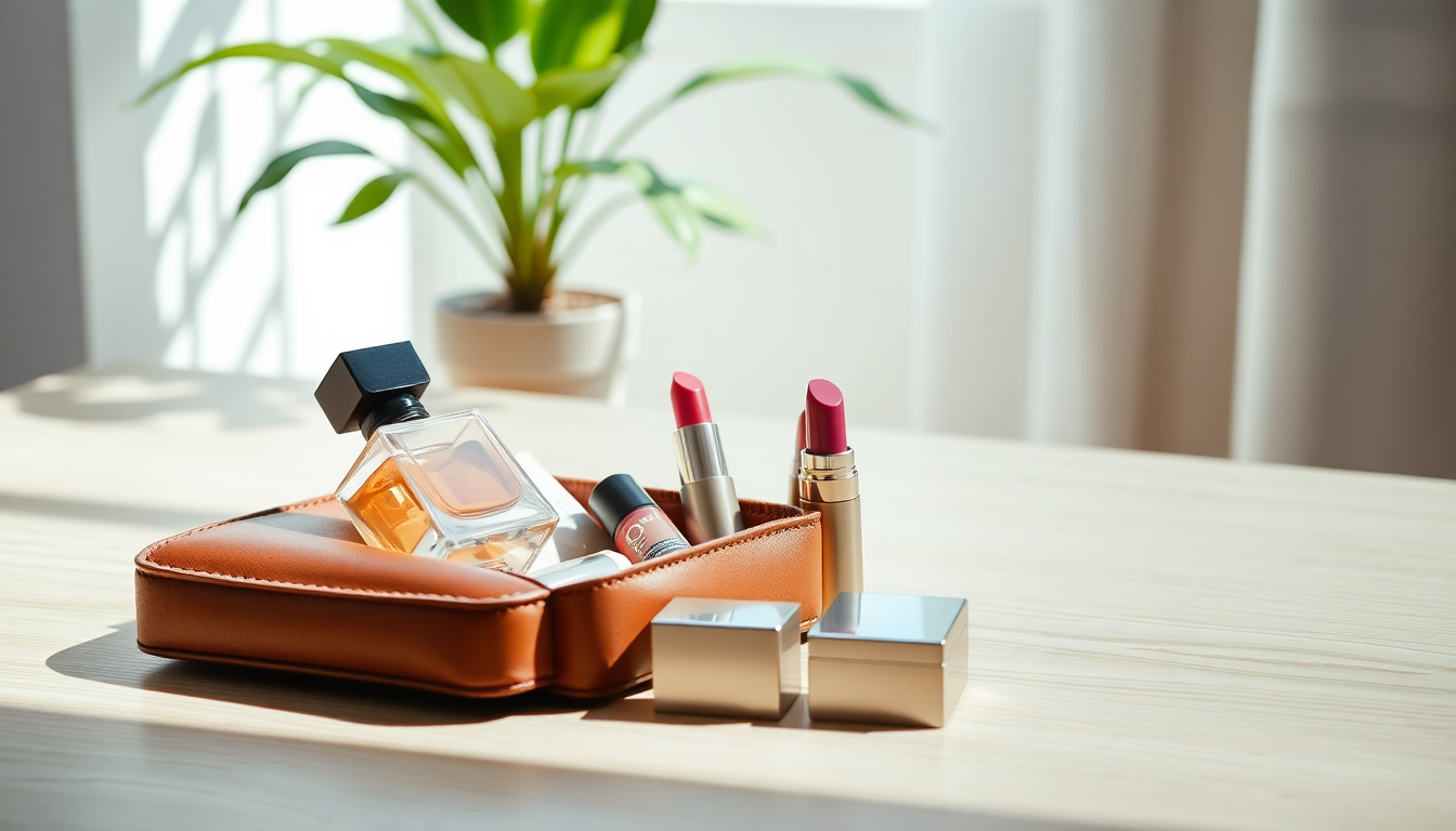 Travel-sized beauty essentials for effortless elegance