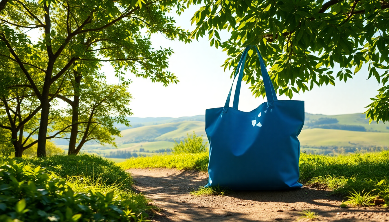 Explore sustainability with our eco-friendly travel tote